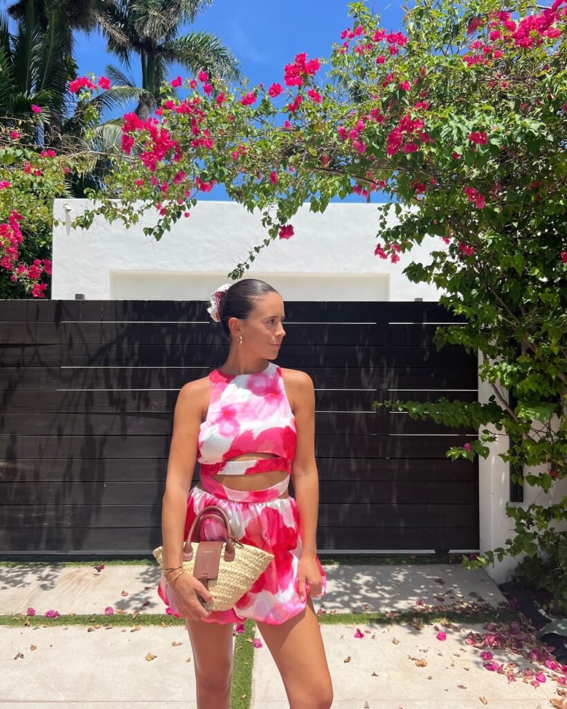 Tropical Bloom: Stylish Summer Two-Piece Sets