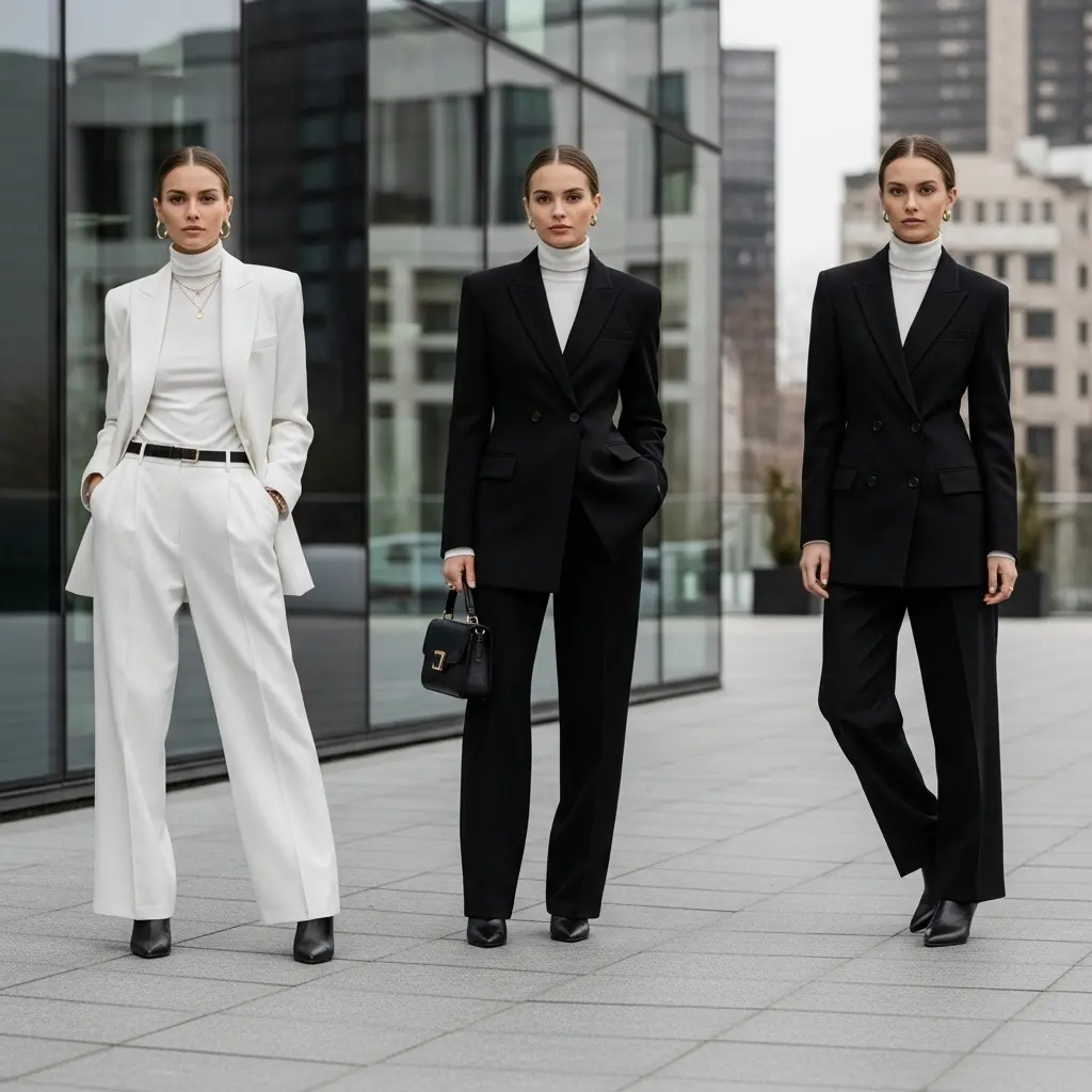 Tailored corpcore aesthetics