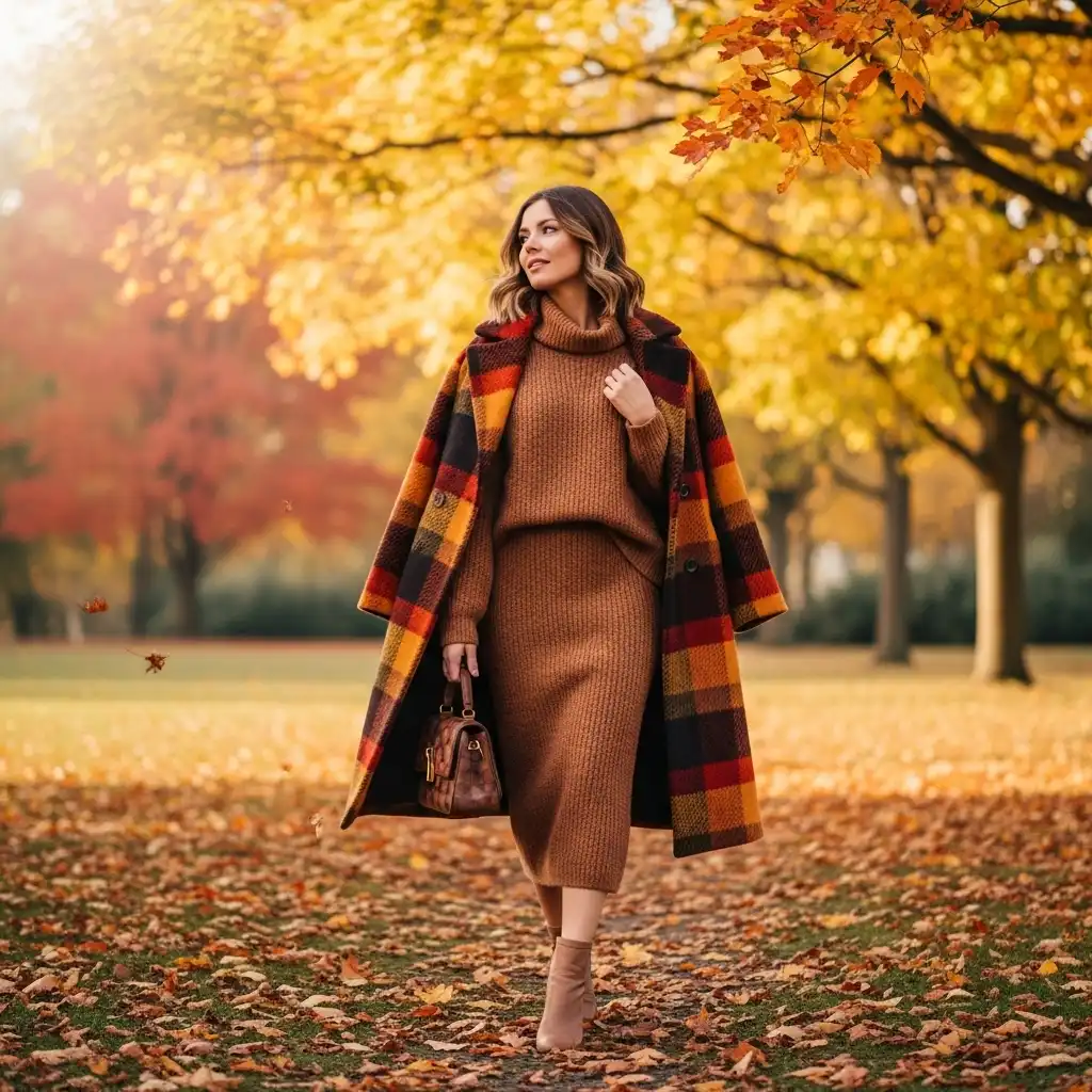 Statement Coat Knit Set