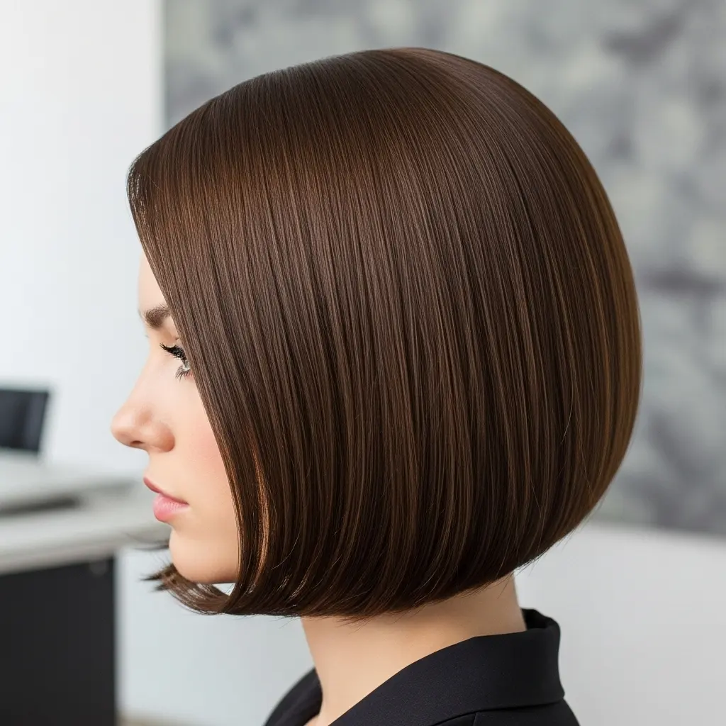 The Tucked End Polished Bob