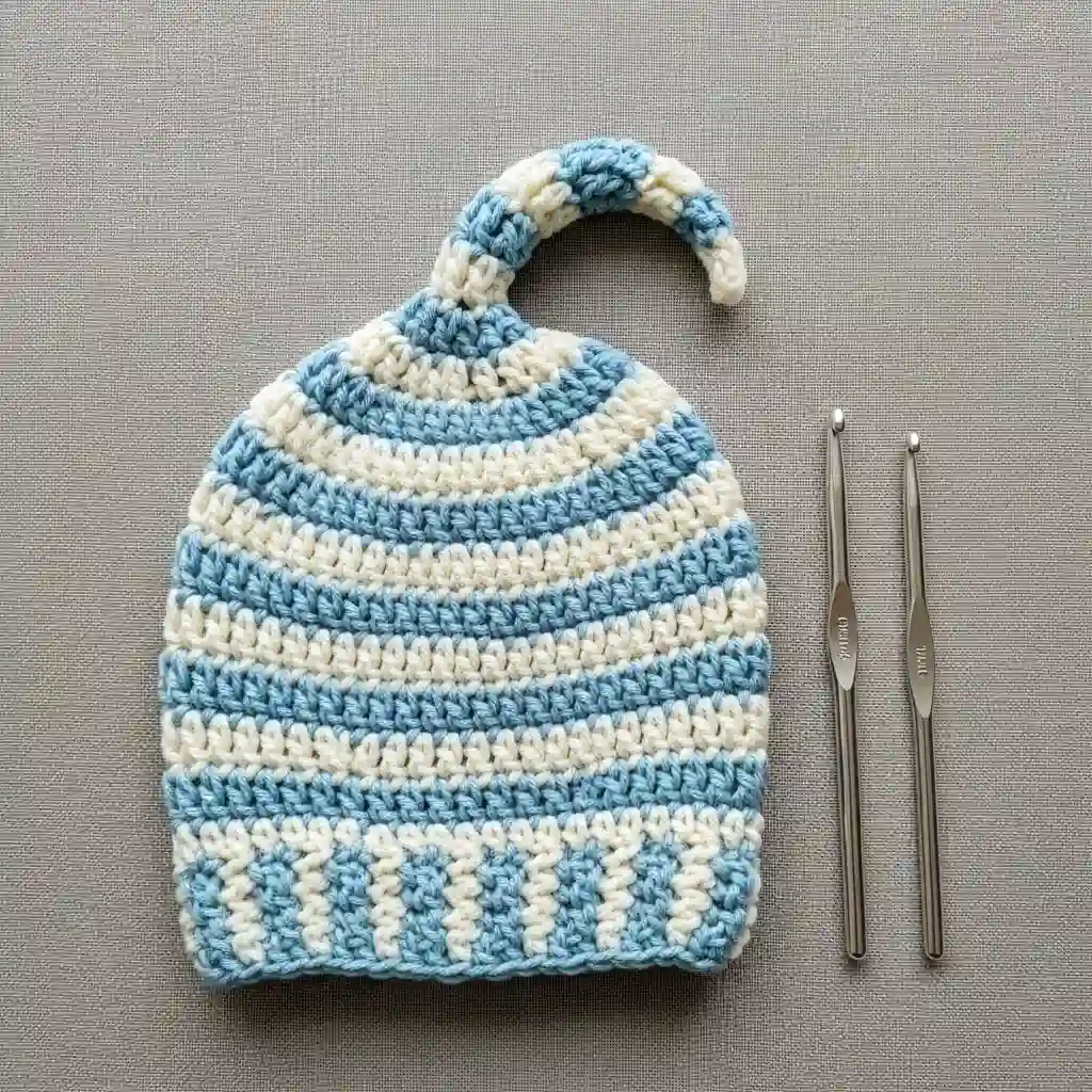  Striped Pixie Hat