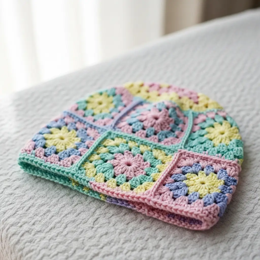 Granny Square Hat