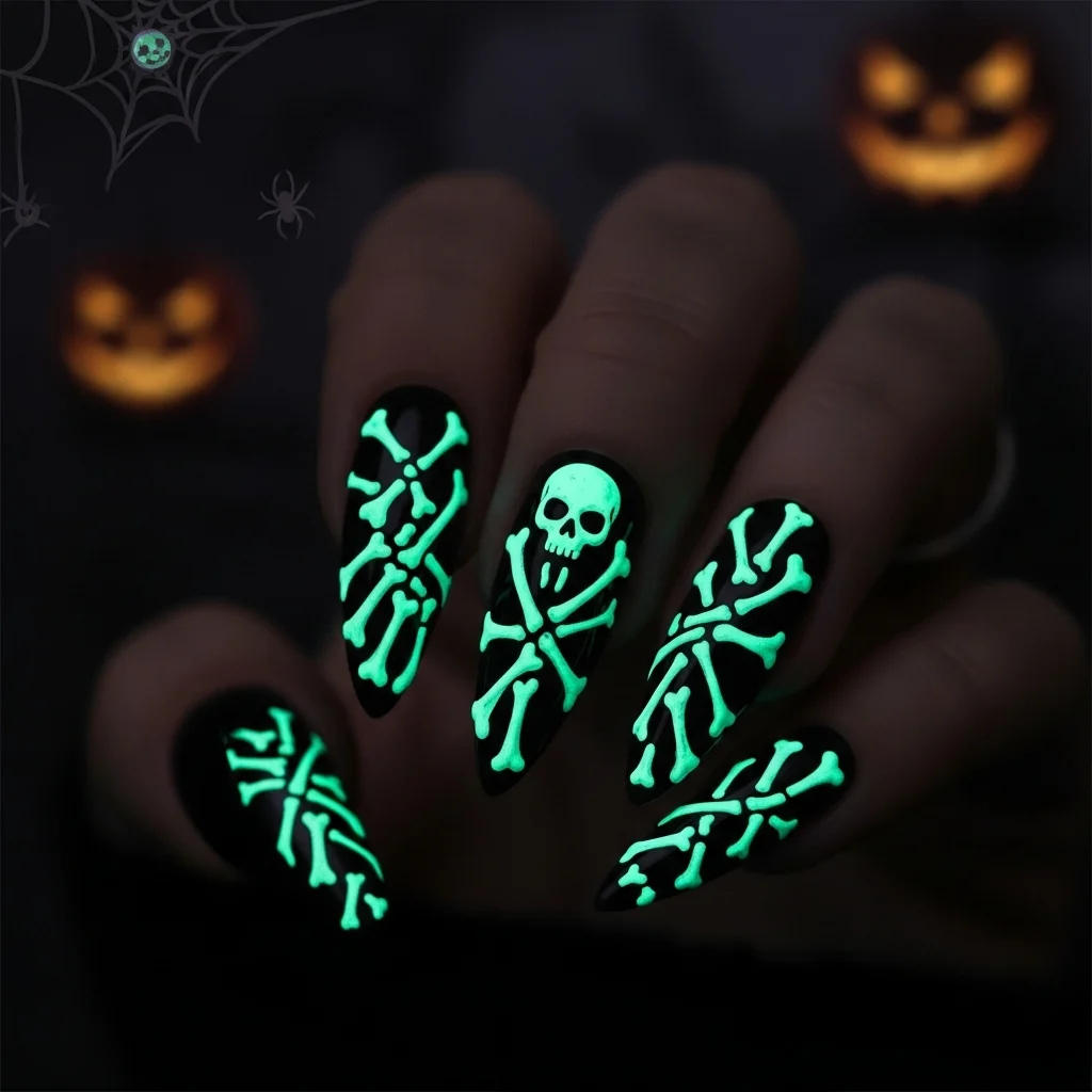 Glow-in-the-Dark Skeleton Hands