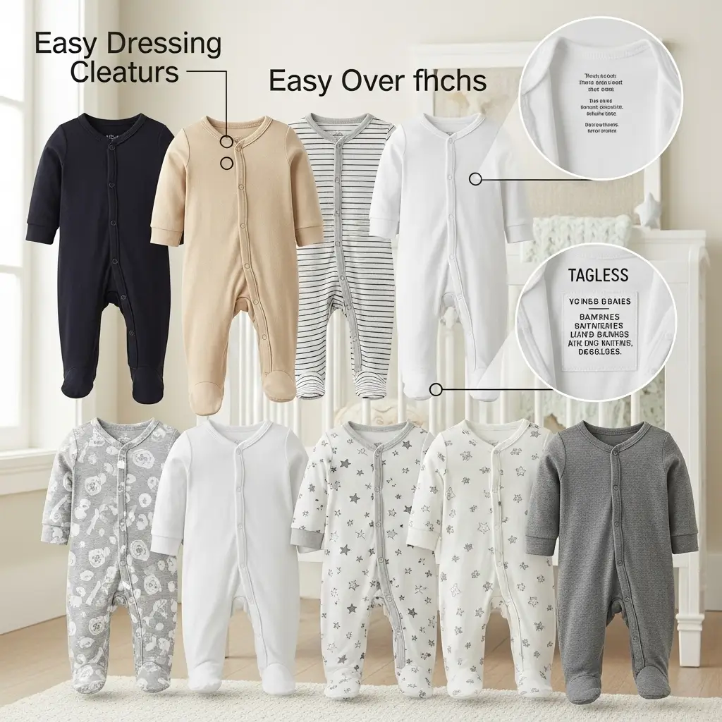 Critical Baby Clothes Design Features for Effective Baby Clothes