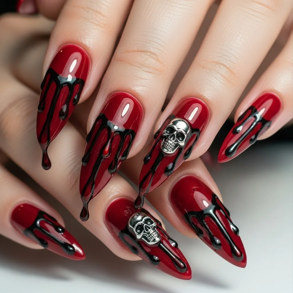 Poisoned Apple Red with Black Accents