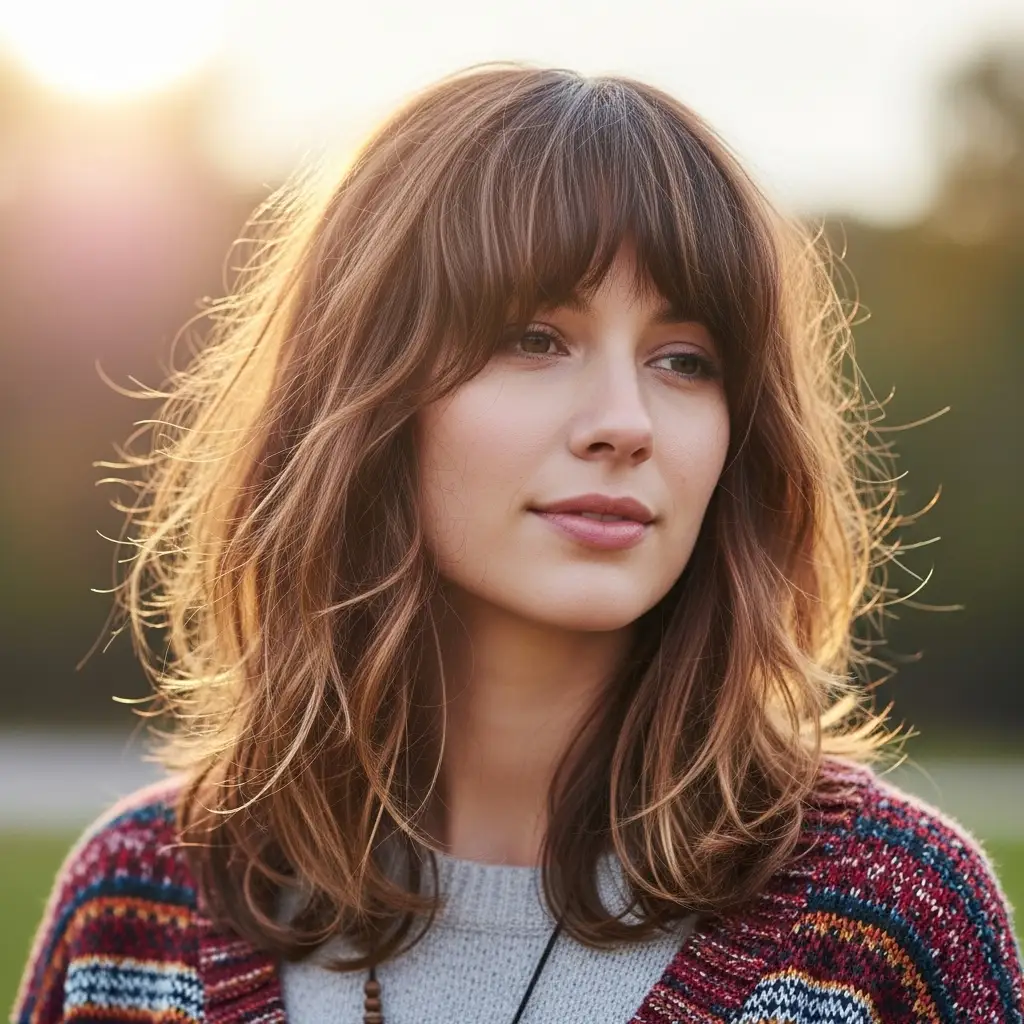  Layered Shag with Whispy Ends