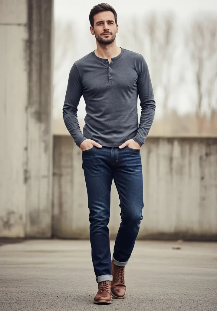 Henley Shirt - Neutral