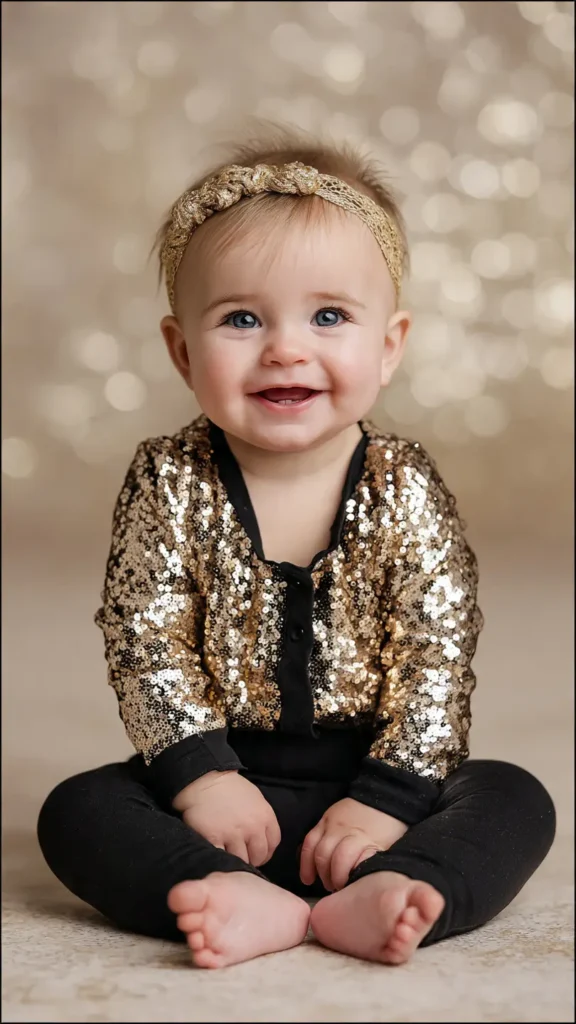 Classic Gold and Black Ensemble