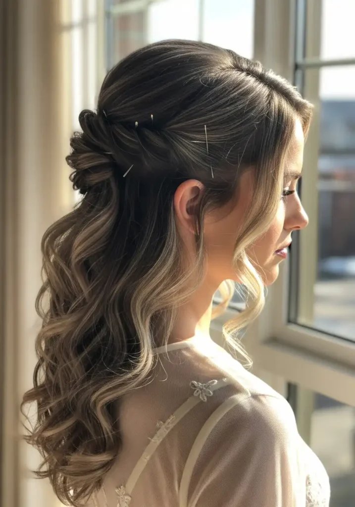 Twisted Half Up Hairstyle