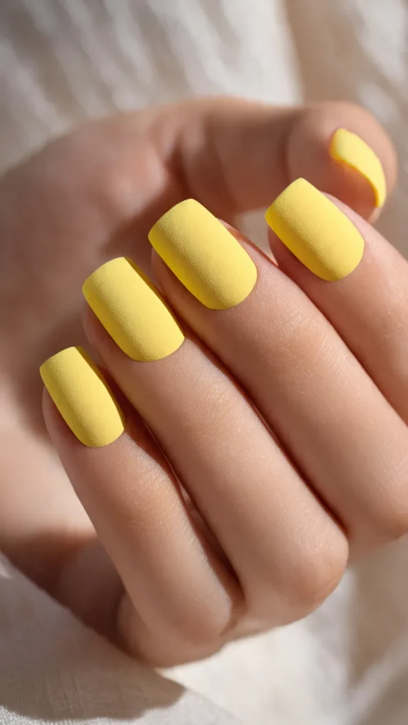 Matte Yellow Finish