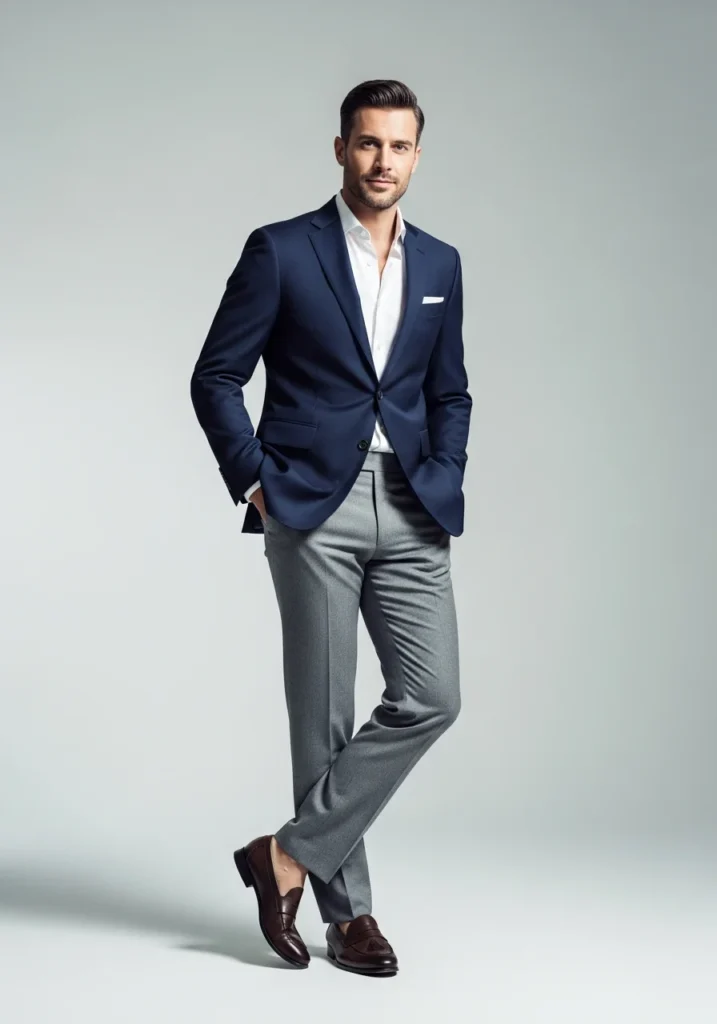 Base Outfit  Navy Blue Blazer