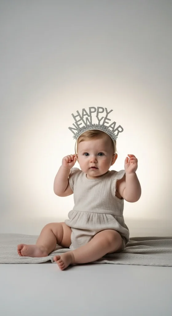 Glitter Accent Headband Look