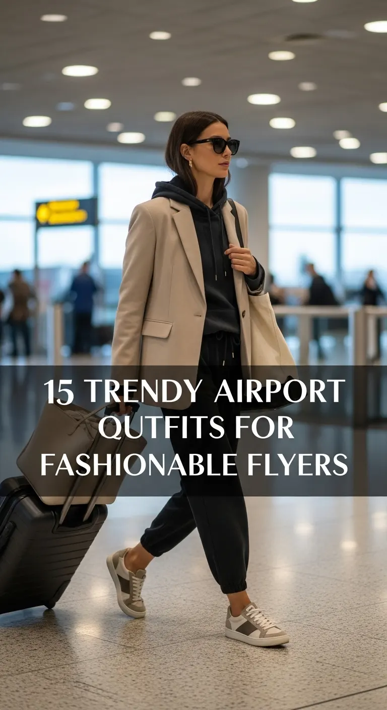 15 Trendy Airport Outfits for Fashionable Flyers