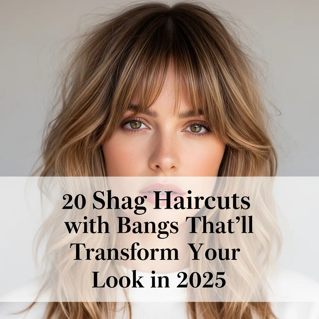 20 Shag Haircuts with Bangs That'll Transform Your Look in 2025