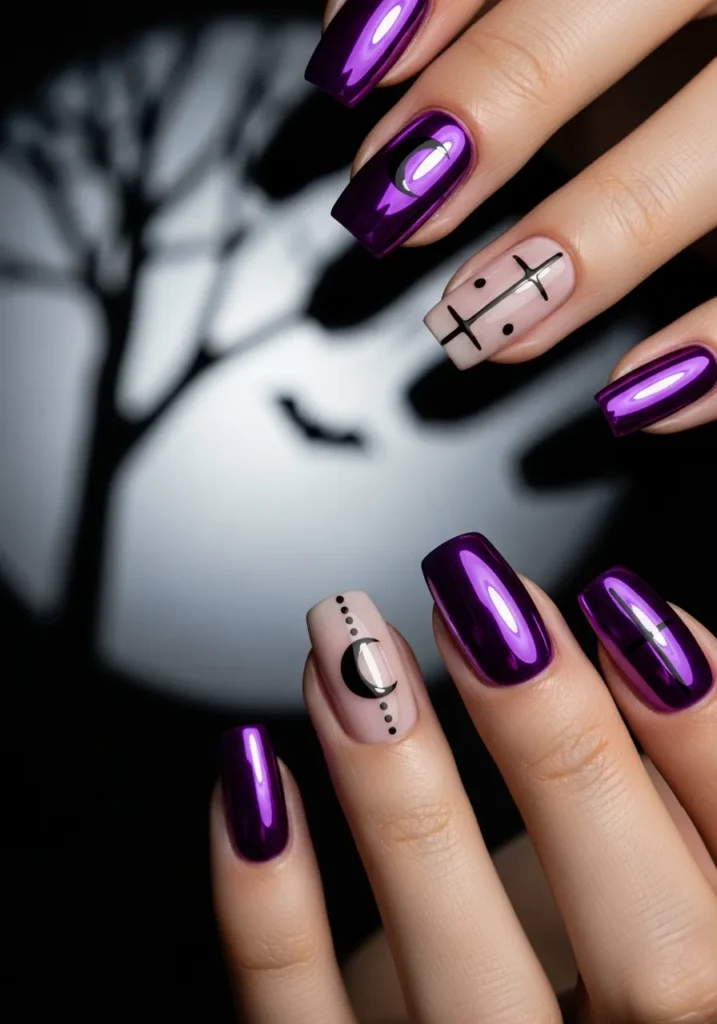 Purple Chrome with Black Details