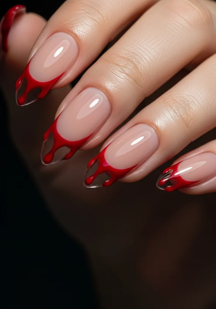 Bloody French Tips