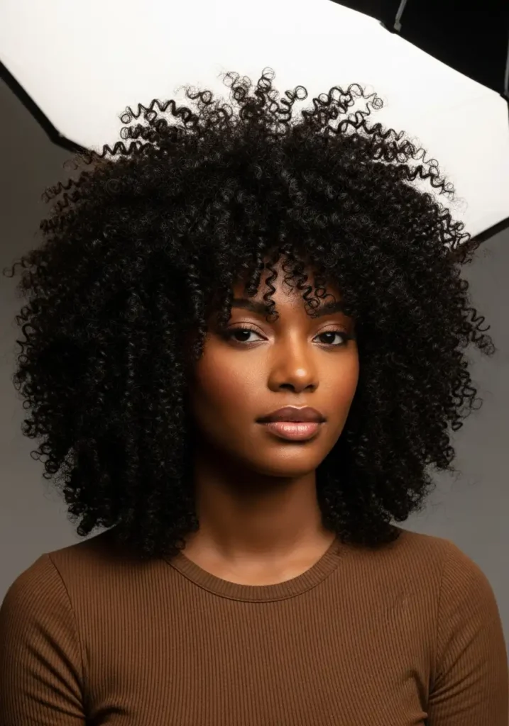 Textured Shag with Crown Volume