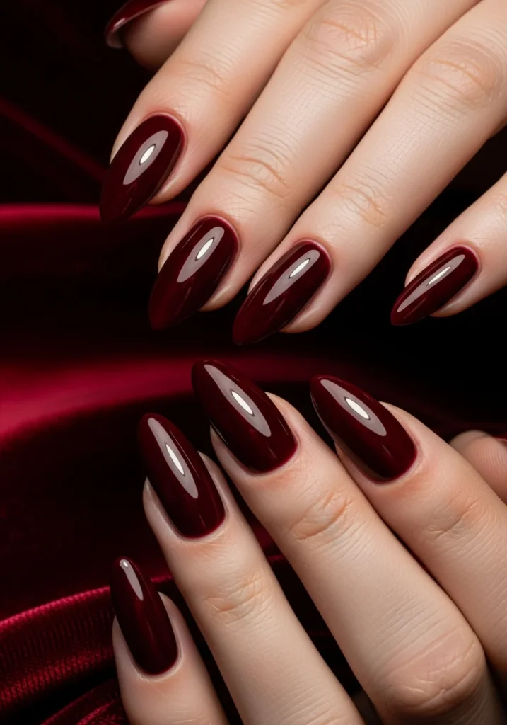 Vampy Oxblood Red